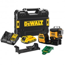 DeWALT DCE089D1G18 kryžminių linijų lazeris 1x2 Ah